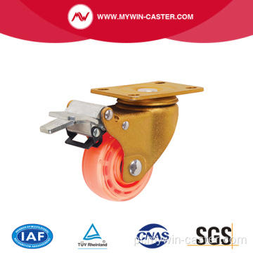 Nylonowy zestaw kółek z górnym hamulcem obrotowym